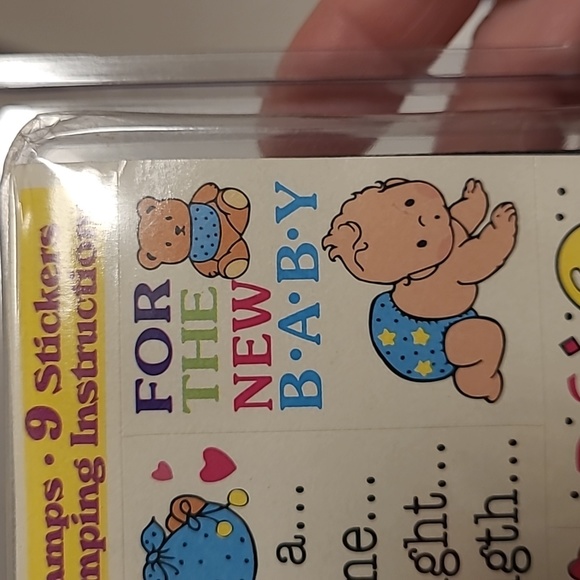 NIP For the New Baby Rubber Stamps - Picture 11 of 16